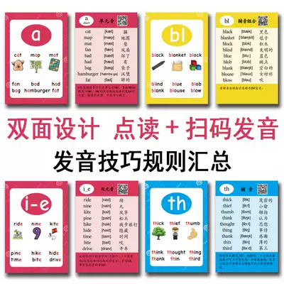 Phonics English Natural Spelling Card Entry Root Pronunciation Rules Summary Enlightenment Malt Small Master Point Read