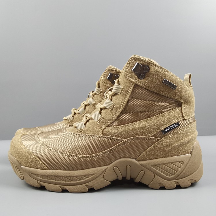 Scarce foreign trade single export European and American men's shoes genuine leather suede leather special forces desert training boots outdoor hiking shoes