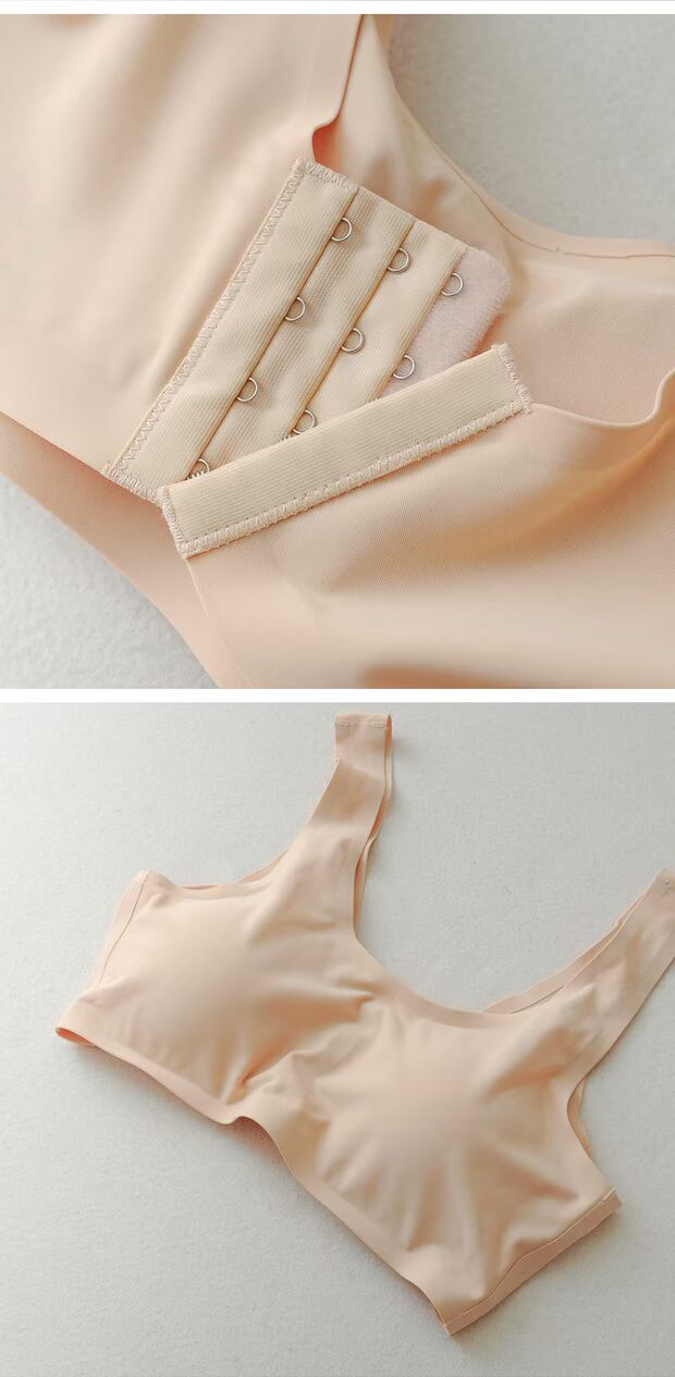 Đen băng lụa tracless cô gái cơ sở đồ lót bra từ tôi trở lại dây đeo dây đeo ngực pad bọc ngực ống áo ngực nữ áo lót nữ các loại