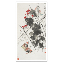 Qi Baixi print Tom 2 26x54cm support custom decorative art painting hanging painting