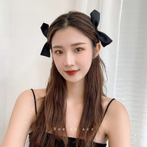 Golden Chi Show Jisoo Tongan Three-dimensional Butterfly Knot Hair Clip Black Hair Card Hair Adorned Female Half-Piece Small Clip Headwear