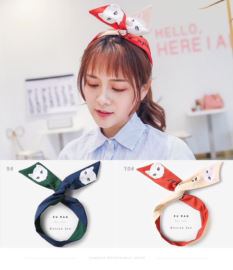 Hàn Quốc net chữ thập đỏ dây tóc ban nhạc cạnh rửa headband ngọt nhỏ tươi nhỏ gọn Sen nữ headgear headband