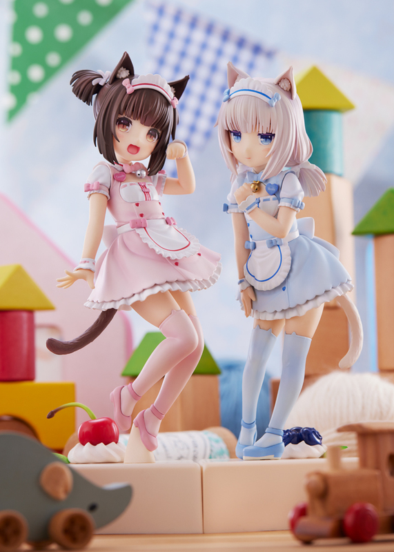 [in Stock] Plum Cat Girl Paradise Pretty Kitty Vanilla Choco Pastel Color Figure