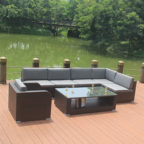 Dreamhouse rattan sofa terrace leisure rattan sofa combination outdoor sofa corner custom outdoor furniture