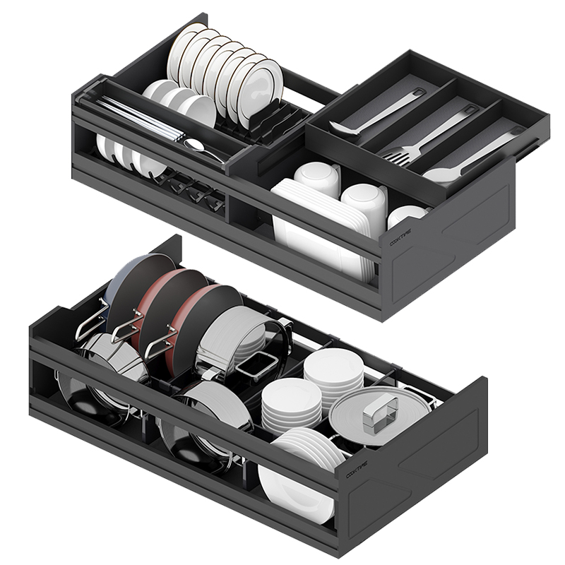 Too Cool Drawer Basket Kitchen Cabinets Built Door Type Dish Rack