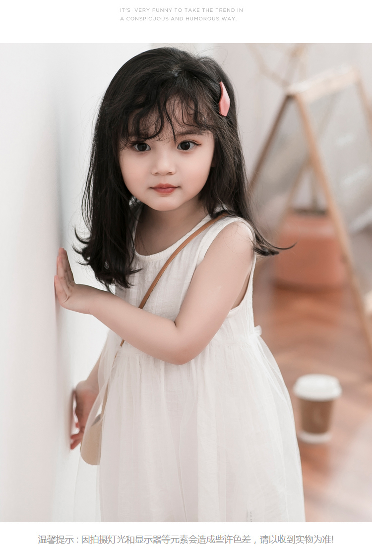 Cô gái gạc váy trẻ em cực kỳ quốc tế mùa hè trắng không tay váy pettiskirt bé gái váy công chúa - Váy váy trẻ em 11 tuổi
