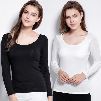 加印上品 莫代尔长袖打底衫