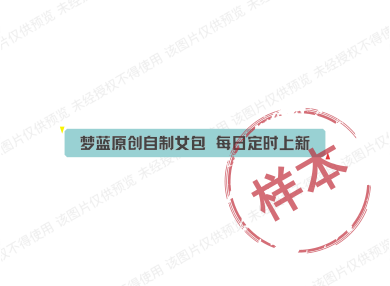 梦蓝原创自制女包 每日定时上新