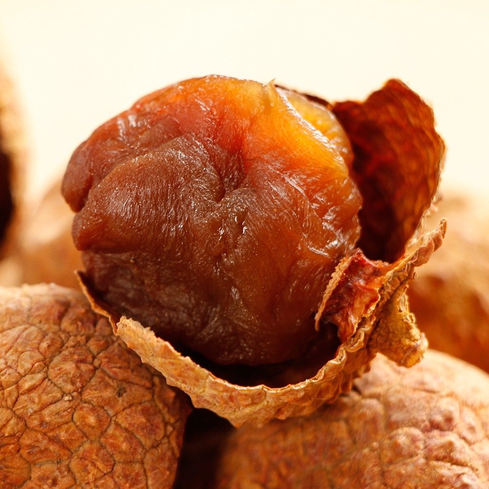 New goods Fujian specialty Putian dried lychee 500g special grade glutinous rice lychee meat thick sweet no smoked sulfur dried goods