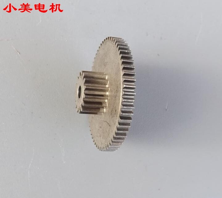 Good to use metal gear 15 teeth 0 8 59 teeth 0 6 die shaft hole 4mm loose with double tooth deceleration tooth b2