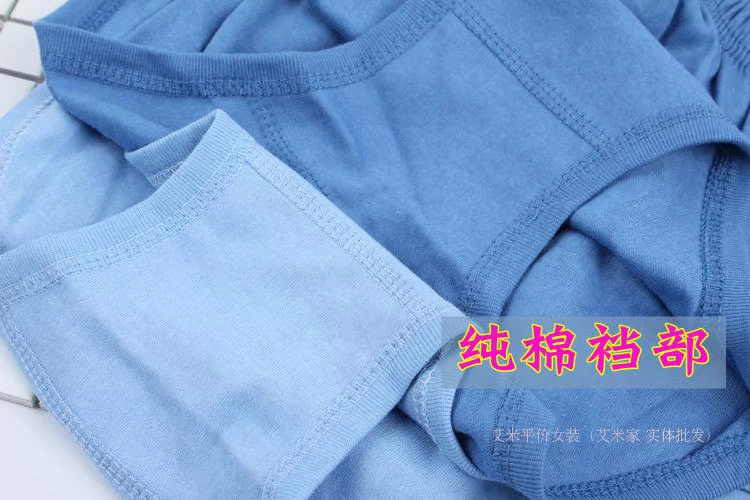 Quần lót nam trung niên cotton cao eo quần ngắn kích thước lớn Quần cotton cũ tuổi lỏng lẻo cộng với phân bón để tăng quần