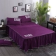 Tinh khiết bông giường váy một mảnh bông phim hoạt hình Simmons nệm bảo vệ 1,8 m ba mảnh custom-made bedspread - Váy Petti ga giường viền họa tiết