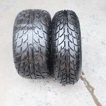 Homemade four-wheeled steel pipe cardin ATV accessories 20X10-10 inch 21X7-10 vacuum road tire wheels