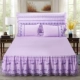 Bedspread giường váy một mảnh bộ giường ren công chúa gió mùa hè châu Âu lanh 1.8x2.0m2.2 trượt - Váy Petti