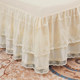Princess bedspread bed skirt style single piece lace lace European style 1.5m1.8x2.0m2.2 bed cover non-slip protective cover
