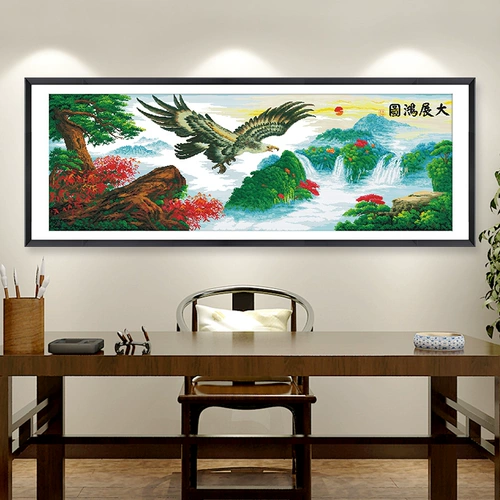 Da Zhan Hongtu Cross Emelcodery 2023 Новая вышитая гостиная гостиная.