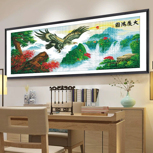 Da Zhan Hongtu Cross Emelcodery 2023 Новая вышитая гостиная гостиная.