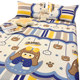 ins Japanese girly heart 100 cotton bed sheet single piece pure cotton washed cotton students dormitory single quilt three-piece set