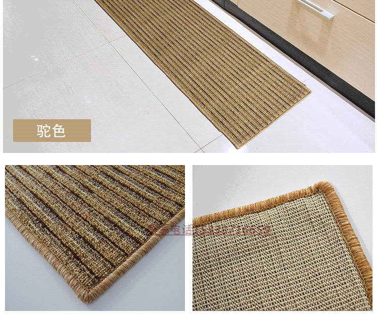 Howard bếp custom-made dải thảm bền mài mòn thảm không trơn trượt chống dầu vận chuyển cửa màu xám mới - Thảm sàn thảm xốp