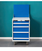Four-drawer tool overhaul tool cabinet for multi-function heavy-duty tool cart mobile hand-push auto repair workshop