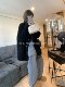 MLPSTUDIO Heart Love Warm Brand 100 Wool Fur Jacket Zaibatsu Lamb Fur All-in-one