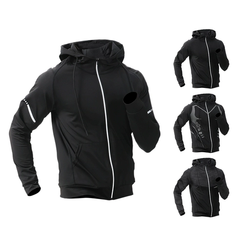 Спортивная демисезонная утепленная куртка, быстросохнущий зимний лонгслив, плащ для тренировок, для бега