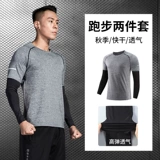 Летняя быстросохнущая баскетбольная форма для спортзала для тренировок, шелковый тонкий спортивный костюм, для бега, в обтяжку