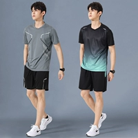 Серо-черный + черно-зеленый градиент [два комплекта] более доступный