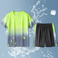 Шелковый зеленый комплект