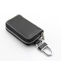 Remote control new genuine leather key buckle bag for men and women large capacity multifunctional hanging waist lock spoon bag cow leather small lids