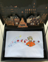 Li Ning Embroidery Diy Material Bag Handmade Embroidery Send Boyfriend Fireman Embroidered Diy Clothes Embroidered and sent video teaching