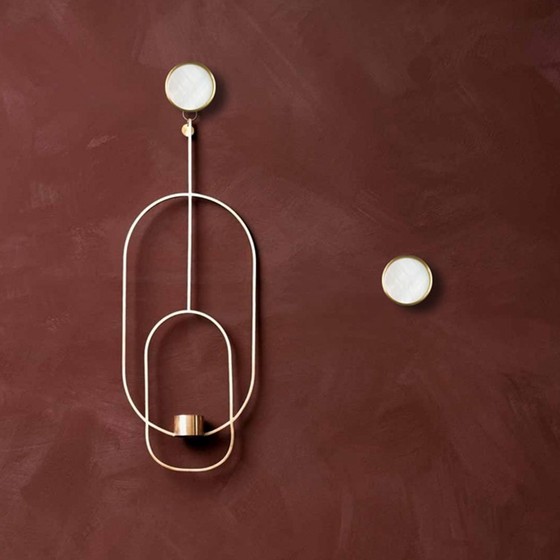 Brass hook entrance Nordic modern simple metal wall wall hanging ins single hook pure copper decorative coat hook