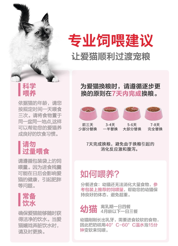 Royal Canin Royal Cat Food Cat Sữa Bánh 1-4 tháng cho con bú BK34 / 0,4kg * 3 túi 28 tỉnh - Cat Staples