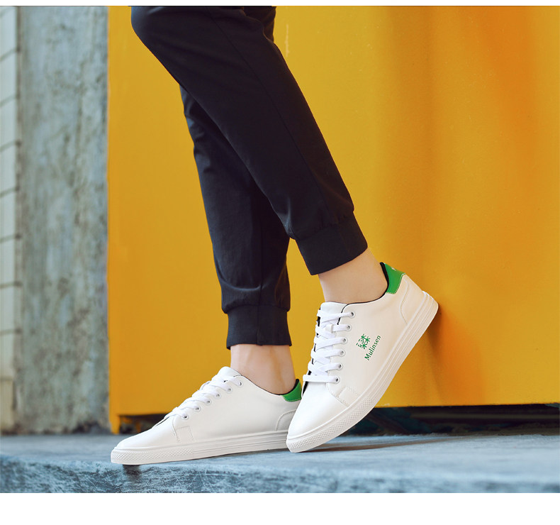 百搭板鞋男士小白鞋韩版潮流鞋子男 270022白