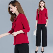  Bottoming shirt 2021 spring and autumn new large size womens clothing this years popular top solid color chiffon shirt Western style belly shirt