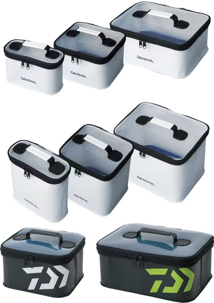 DAIWA big and small fishing gear Fishing Gear Kits for inclusion box EVA Bait Bag Transparent Cover