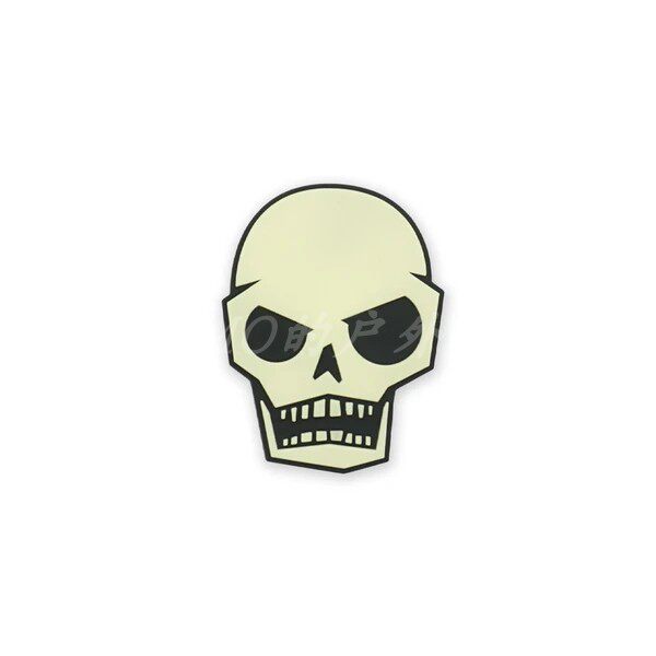 Spot PDW Memento Mori GID PVC Morale Patch Luminous Skull Edition Armband