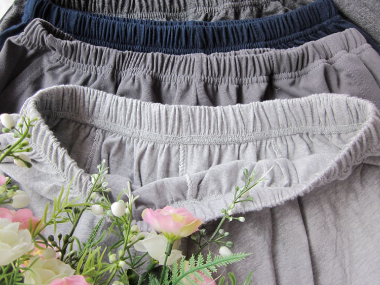 Của nam giới và phụ nữ ngủ quần cotton mùa hè mới nhà quần casual đáy bảy quần phần mỏng năm quần quần âu