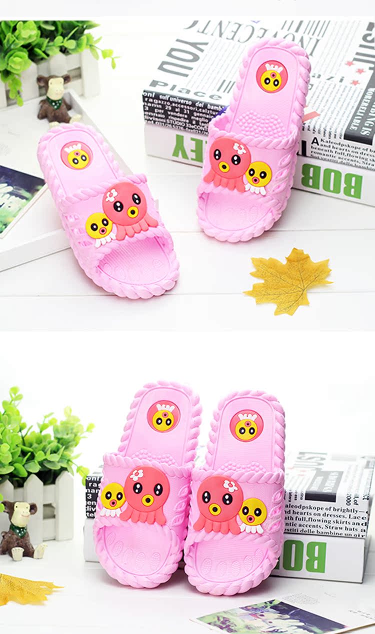 Pantoufles enfants en autre pour printemps - semelle caoutchouc antidérapant - Ref 1003729 Image 37