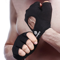 Fan kuangmi fitness gloves Sports mens and womens half-finger equipment training horizontal bar dumbbell pull-up wrist support