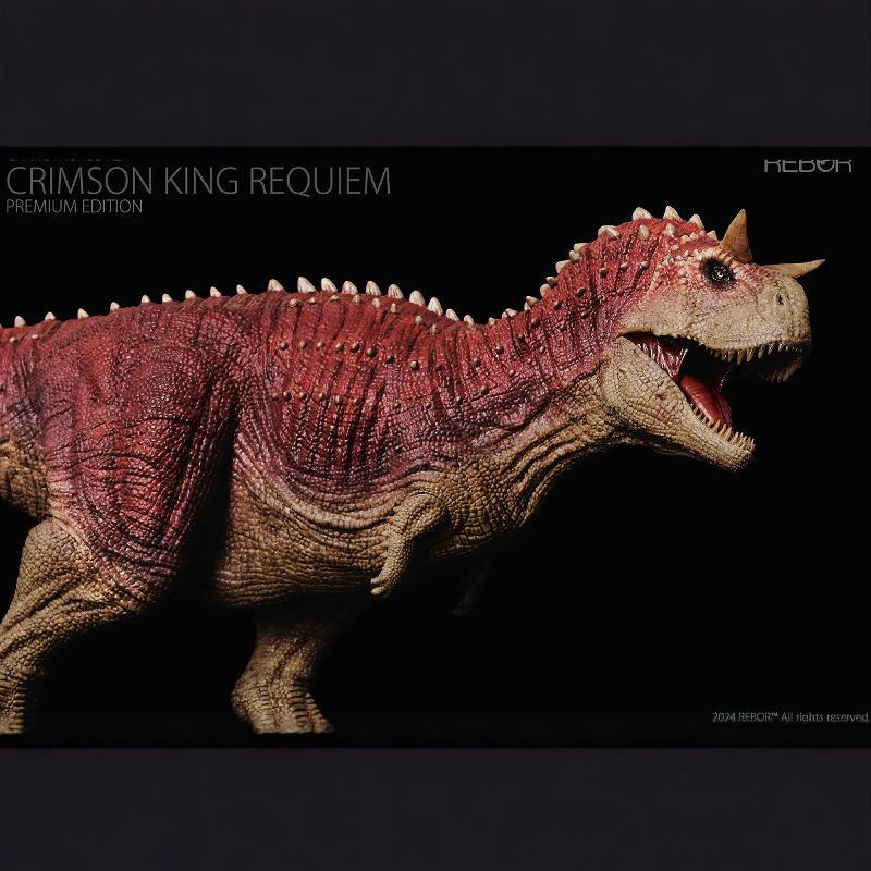 Rebor Jurassic Dinosaur Carnotaurus Tyrannosaurus Crimson King Lullaby Premium Painted Model Gift Rebor Jurassic Dinosaur Carnotaurus Tyrannosaurus Crimson King Lullaby Premium Painted Model Gift