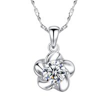 999 - Silver Necklace Womans Clock Chain 2023 New Birthday Valentines Day Gift to Give Girlfriend