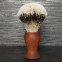 Dishi Dalbergia flower branch wood handle silver tip special road badger hair shaving brush men shaving soap foam brush