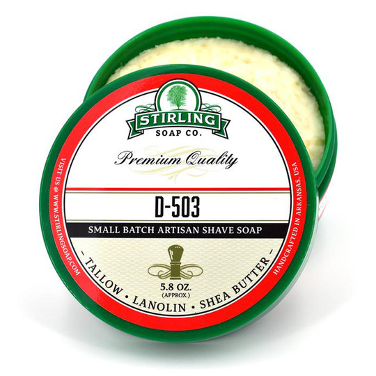 Deschi Shaving Soap D503 Sterling Cologne Shaving Soap Men's Shaving Foam Soap