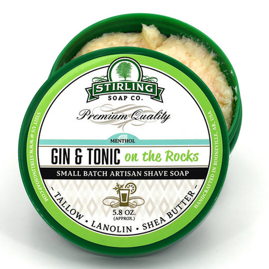 Imperial Shaving Soap Sterling Gin Gin Tonic on the Rocks Gin on the Rocks Shaving Soap