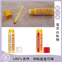 Two $40 American Burts Bees little bee natural moisturizing lipstick pregnant baby available