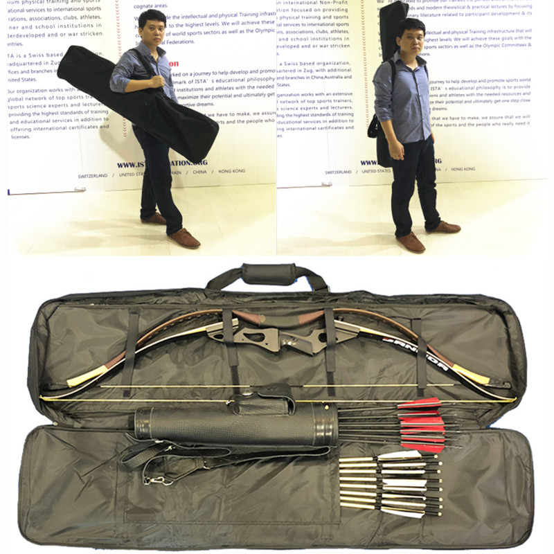 The new Feiyunju super long and thickened all-in-one bow bag for traditional bow and arrow bag and modern recurve bow