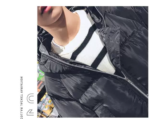 Áo khoác mùa đông nam áo khoác cotton mùa đông Áo khoác cotton xu hướng Hàn Quốc