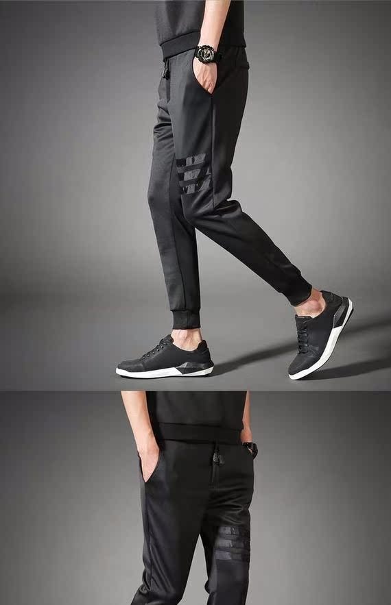 9 điểm bó sát chân quần đỏ Slim 9 điểm tinh thần xã hội quần s code mùa hè tay đỏ nhanh tay cùng một đoạn quần short jean nam