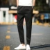 Chín quần nam lỏng bf Hàn Quốc phong cách Harajuku ulzzang Phiên bản Hàn Quốc của xu hướng sinh viên hoang dã s quần thẳng ống rộng thời trang nam cao cấp Crop Jeans